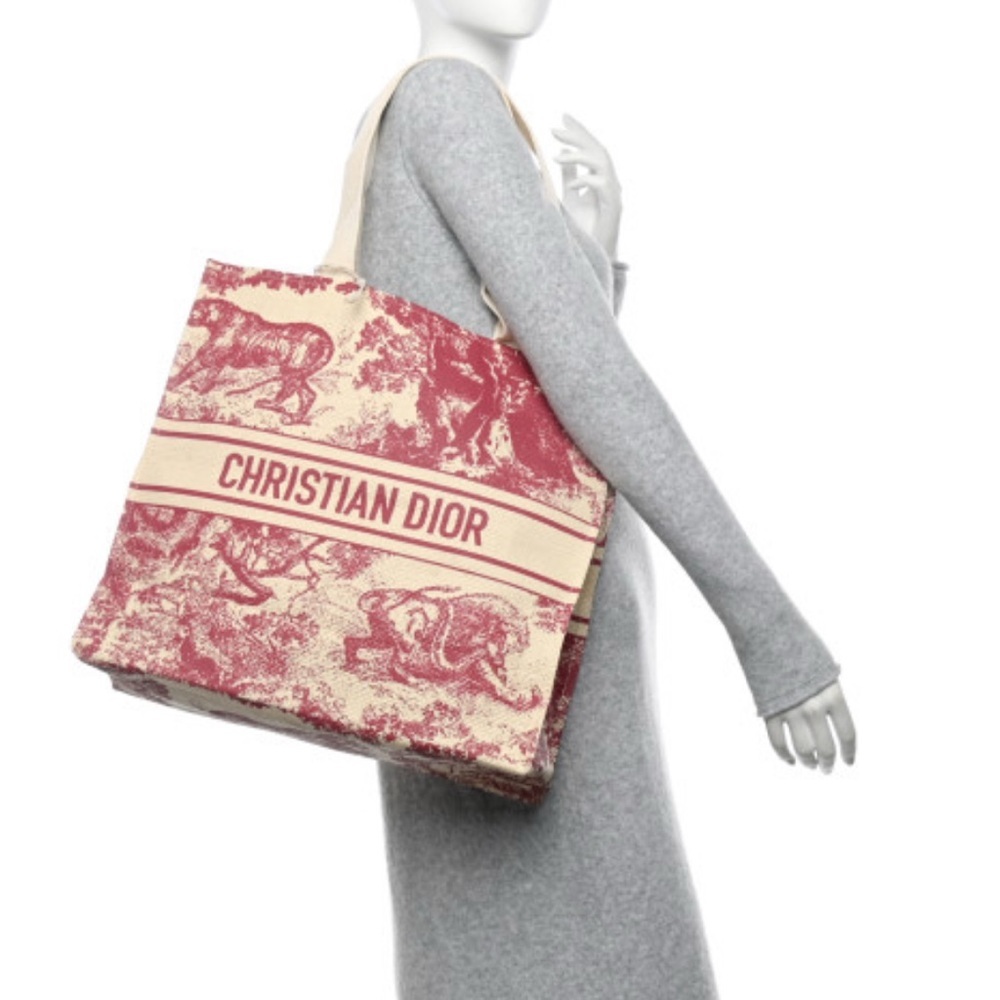 DIOR DIORIVIERA STRAW BOOK TOTE✨ GWP✨AuThEnTiC✨NEW ✨ - Picture 7 of 8